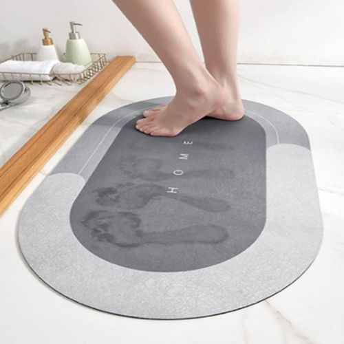 Tapis de bain ultra absorbant, antidérapant et séchage rapide