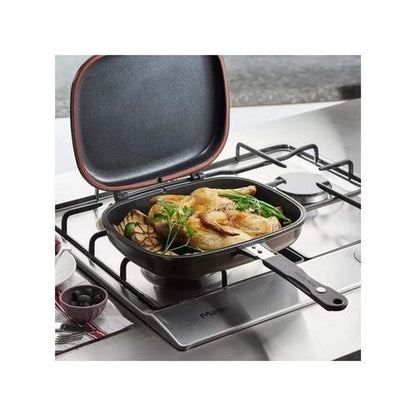 Poêle Double Face Anti-adhésive