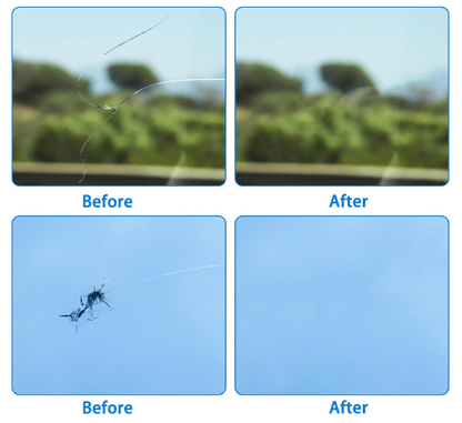 Kit de Réparation de Pare-Brise Professionnel, Vitres, Verres fissurés