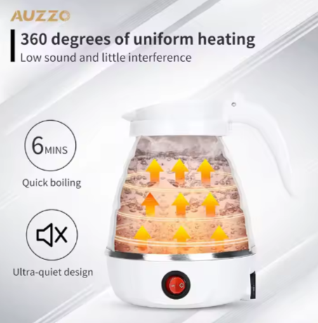 Chauffe Eau Electrique Pliable en Silicone