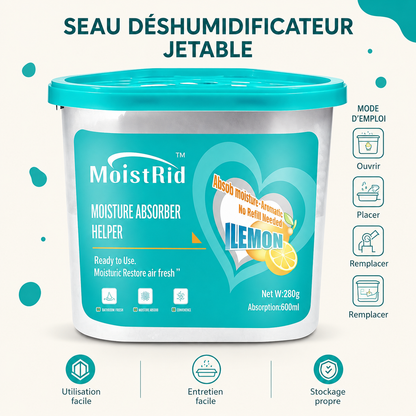 Déshumidificateur - Absorbeur d'humidité et moisissures