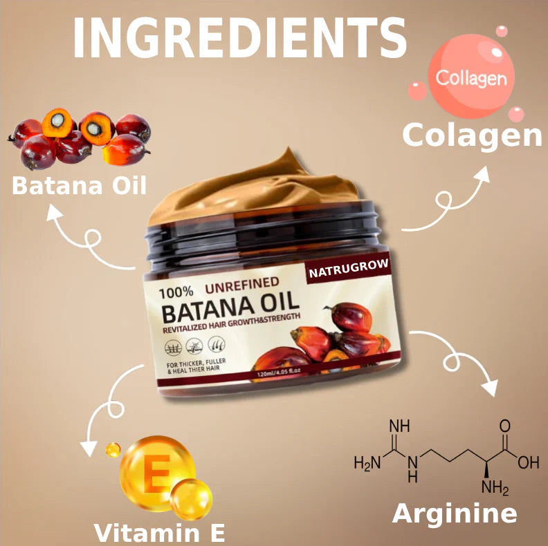 Huile Batana Pure® : Boosteur de Croissance Pour Femme et Homme