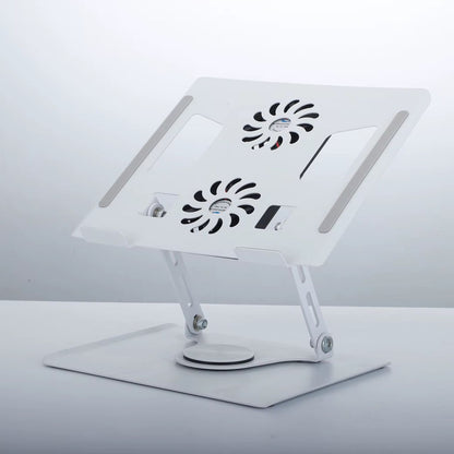 Support Ordinateur Portable Premium - Pliable Et Rotatif avec système de refroidissement