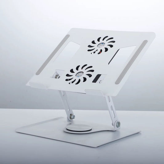Support Ordinateur Portable Premium - Pliable Et Rotatif avec système de refroidissement