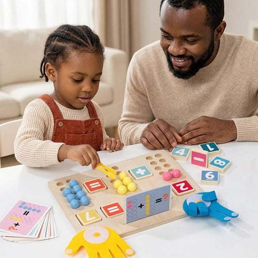 Votre enfant apprend à compter en jouant - Jeu Educatif Montessori