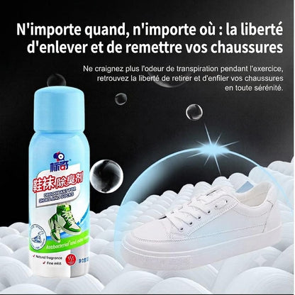 Fini les Chaussures qui Puent - Spray Anti-Odeur et Kit de Nettoyage Offert