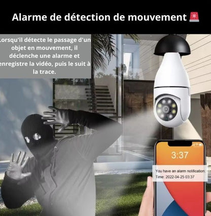 Camera de surveillance Wifi, Full HD, 360°