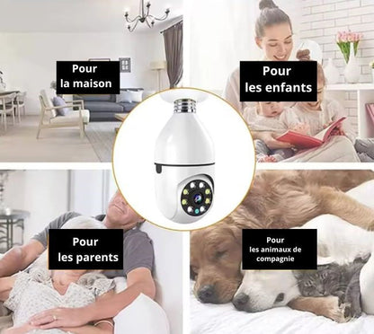 Camera de surveillance Wifi, Full HD, 360°