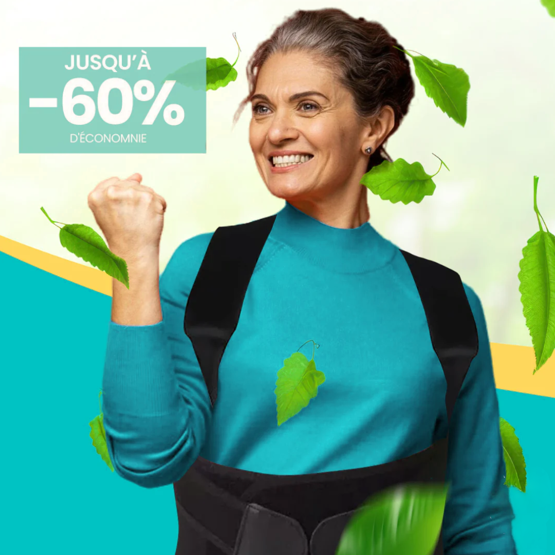 Soulagez votre dos - Correcteur de posture instantané