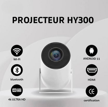 VidéoProjecteur Portable Android Ultra HD