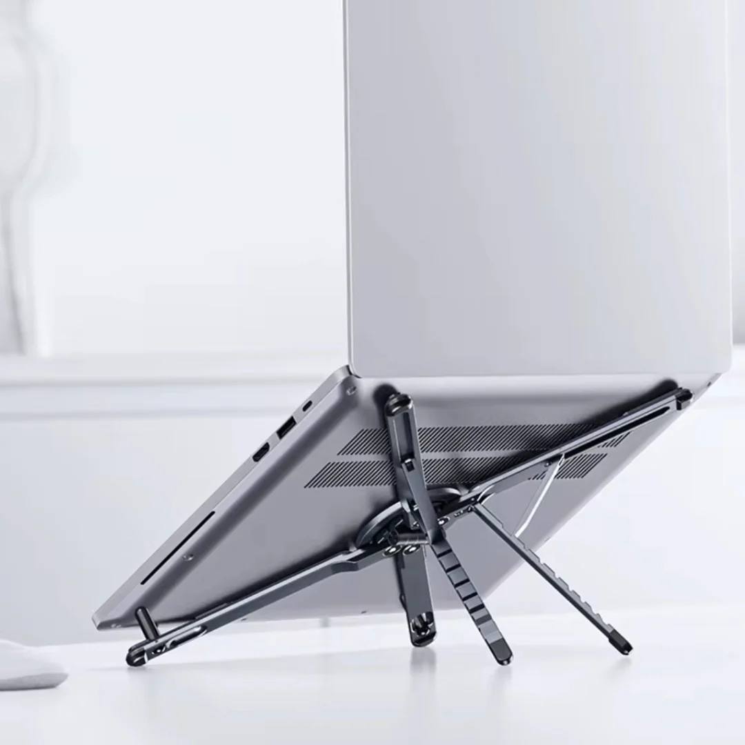Stand Pro – Support magnétique pliable 4-en-1 en alliage d’aluminium Pliable & Design Premium